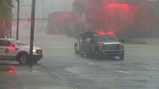 Heavy rains flood Asheville streets (via CNN)