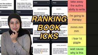 RANKING YOUR BOOK ICKS (oh!)