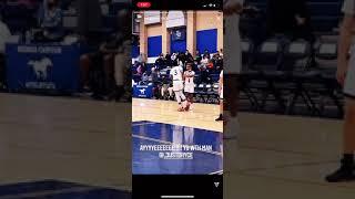 Bryce James dunks for the first time with Lebron James in the crowd
