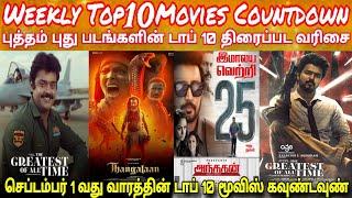 New Movies Top 10 Countdown | Latest Tamil Movies Weekly Top 10 Countdown | September 1st Week#top10