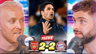 ARSENAL ROBBED OF PENALTY!? | Arsenal 2-2 Bayern Munich Highlights