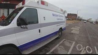 Ambulance converted to mobile outreach unit