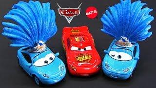 Disney Cars Lightning McQueen and Showgirls from Dinoco Piston Cup Racing