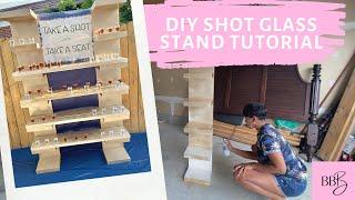 DIY Shot Glass Stand Tutorial!