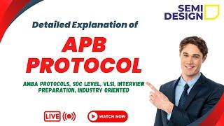 AMBA APB Protocol #vlsi #semiconductorindustry #vlsitraining #interviewpreparation #verilog