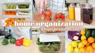 ORGANIZE WITH ME | REFRIGERATOR ORGANIZATION FREEZER | CLEAN WITH ME DECLUTTER | EXTREME MOTIVATION