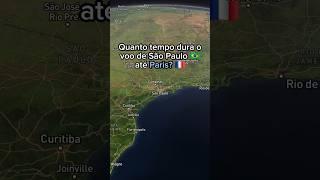 Quanto tempo dura o voo de São Paulo até Paris? ️