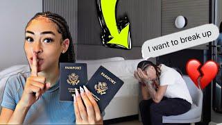 "I LOST OUR PASSPORT" PRANK ON BOYFRIEND! *HE CRIED*