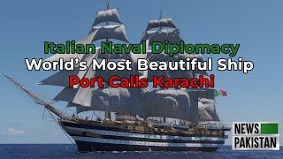 World's Most Beautiful Ship Port Calls Karachi | breaking news | News Pakistan