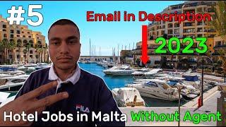 Hotel jobs in malta 2023 | Jobs in Malta without agent