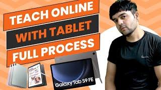 How To Teach Online Using SAMSUNG Android Tablet