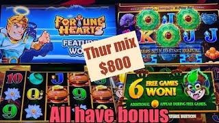 Thur 4 mix $800. Dragon link Fortune Hearts KPOW pig Werewolf Wild