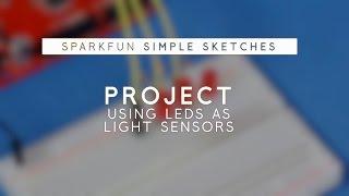 Using LEDs as Light Sensors