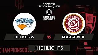 Lahti Pelicans vs. Genève-Servette | Highlights - Hauptrunde, Champions Hockey League | SDTV