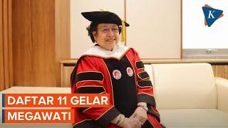 Megawati Kini Punya 2 Gelar Profesor Kehormatan dan 9 Doktor Honoris Causa