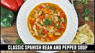 Spanish Bean and Pepper Soup | Heartwarming One-Pot Recipe