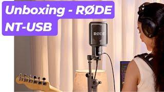 Unboxing - RØDE NT-USB Microphone Kit | Rode Mic Unboxing and Review