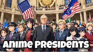 If ANIME CHARACTERS were PRESIDENTS