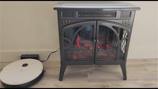 Rintuf Electric Fireplace Heater 1500W - Stay Warm This Winter!