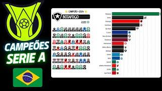  Brasileirão • Serie A • 1959 - 2024 • Bar Chart Race