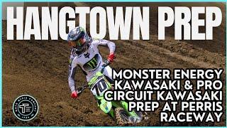 Monster Energy Kawasaki & Pro Circuit Kawasaki Riders Riding Perris Raceway - Jorge Prado Hangtown