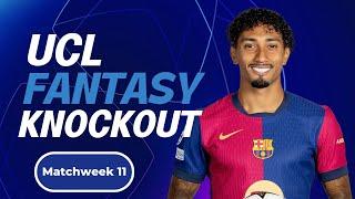 UCL FANTASY UNLIMITED TRANSFERS MATCHWEEK 11 | TEAM SELECTION   CHAMPIONS LEAGUE FANTASY 2025