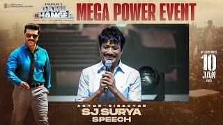 Actor SJ Surya Speech at Game Changer Mega Power Event | Ram Charan | Shankar | Dil Raju