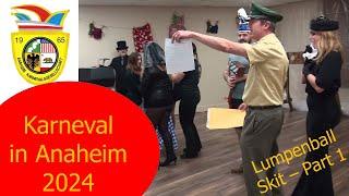 Dance / Skit – Prinzengarde - Lumpenball - Anaheim Karnevalsgesellschaft – 2024 - Part 1