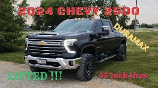 2024 CHEVY 2500 duramax LTZ LIFTED With 35 Inch TRIES !!!!!