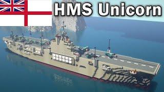  Minecraft Tutorial: How to Make an Aircraft Carrier (HMS Unicorn)