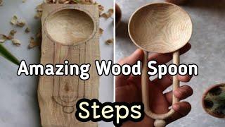 Make a Wood Spoon | Amazing Woodworking Skills | How to Carve a Wooden Spoon | Woodworking | How To