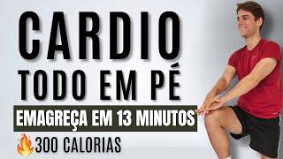 13 MIN de CARDIO para EMAGRECER fácil, sem equipamentos, sem repetições