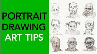 How to improve your portrait drawing skills | Art Tips #shorts