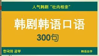 300句韩剧社内相亲里的韩语口语 连续听1小时20分 提高听力#jenny韩语