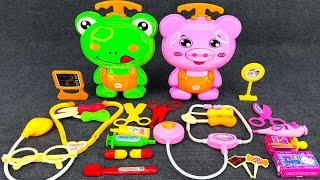 62 Minutes Satisfying with Unboxing Cute Frog Doctor Playset, Review Miniature Doctor Set | ASMR