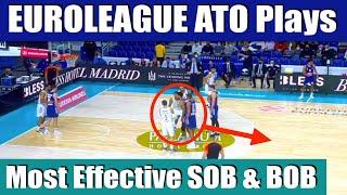 Best Euroleague ATO Plays - Sideline & Baseline Inbounds Compilation 2022