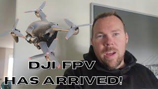 Unboxing the DJI FPV DRONE and First Flight!