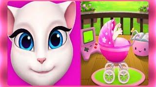 Говорящая Анджела СБОРНИК 1-4  Мультик про котиков Мульт ИГРА # УШАСТИК KIDS