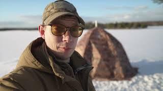 ПЕРЕЕЗЖАЕМ ЖИТЬ В ЛЕС! В -30 КАК ДОМА! УНИВЕРСАЛЬНАЯ ПАЛАТКА УП АЛТАЙ! Окопные истории.