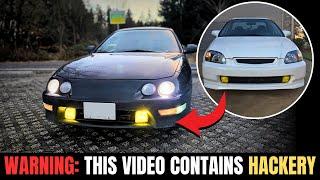 Can You Make JDM EK Civic Fog Lights Work on an INTEGRA?!