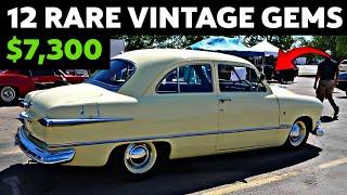 Legendary Finds: 12 Rare Vintage Cars For Sale Under $10,000