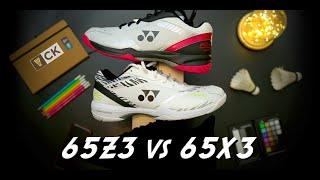 Yonex 65Z3 vs 65X3 Badminton Shoes Review | Which Price Point is right for you?