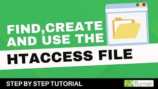 How To Find, Create And Use The htaccess File In WordPress