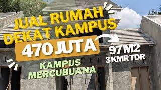 EPS 244 - JUAL RUMAH JOGJA HARGA 470 JUTA 3 KAMAR TIDUR DEKAT KAMPUS MERCUBUANA - HUNIAN AB