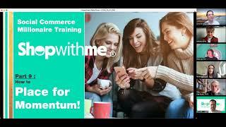 ShopWithMe - Social Commerce Millionaire Training HOW TO PLACE FOR MOMENTUM -  Deutsch - 2022