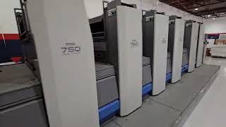 Ryobi 756P+CX - used sheetfed printing machine