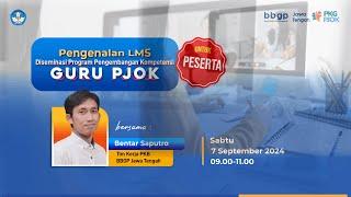 Pengenalan LMS Diseminasi PPKG PJOK untuk Peserta