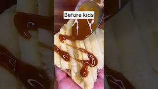 Everyday struggle to eat your food peacefully️| Before vs after kids| CHEFKOUDY