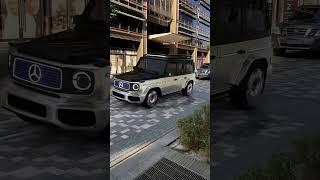 EQG “G-turn” caught in action ‍ #shorts #eqg #gclass #ev #gturn #dubai #concept #uae #mercedes