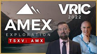 VRIC 2022: AMEX Exploration hitting high grade and visible gold. TSXV: AMX